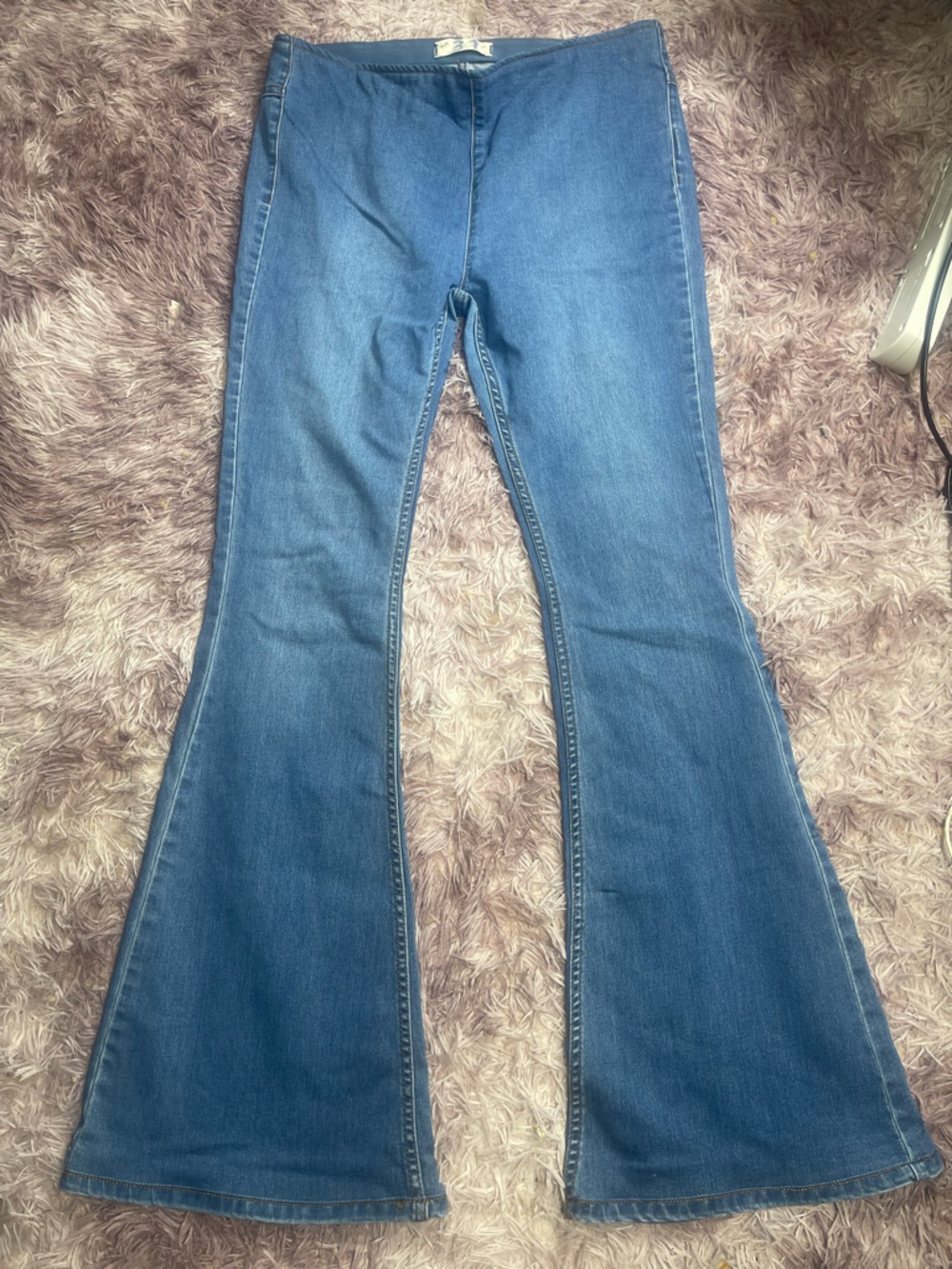 We The Free Women's Blue Flare Jeans